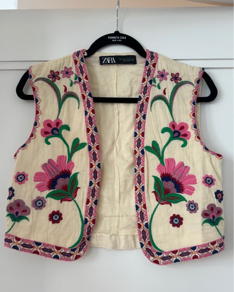 Floral Western Vest - Image 1