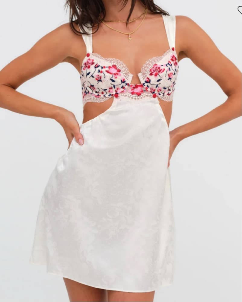 Festival Rose Slip Dress - Image 1