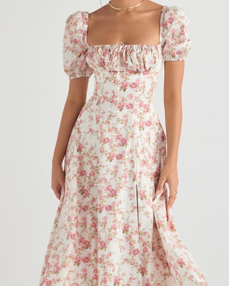 House Of CB Floral Dress - Hemmed - Image 3