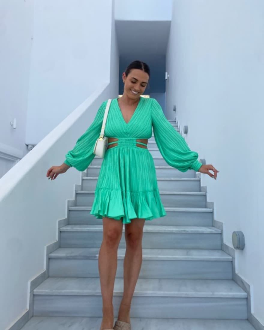 Jonatahan Simkhai Green Cut Out Dress - Image 2