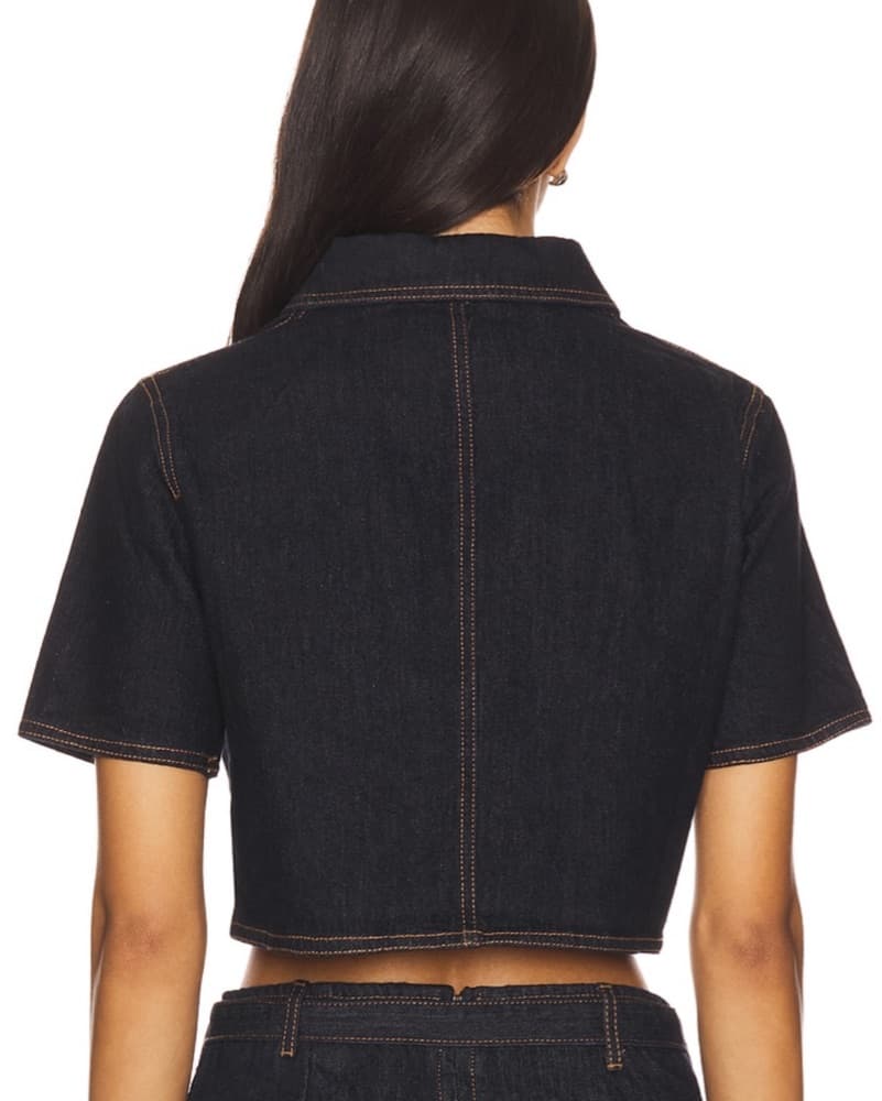 Demin Top/ Cropped Jacket - Image 2