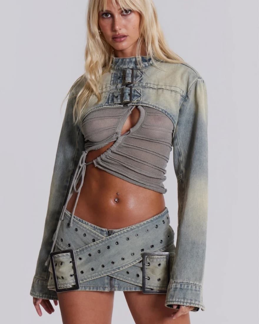 Jaded London Assassin Denim Set - Image 1