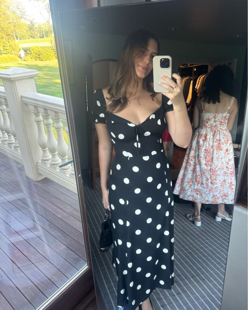 Polka Dot Maxi Dress - Image 1
