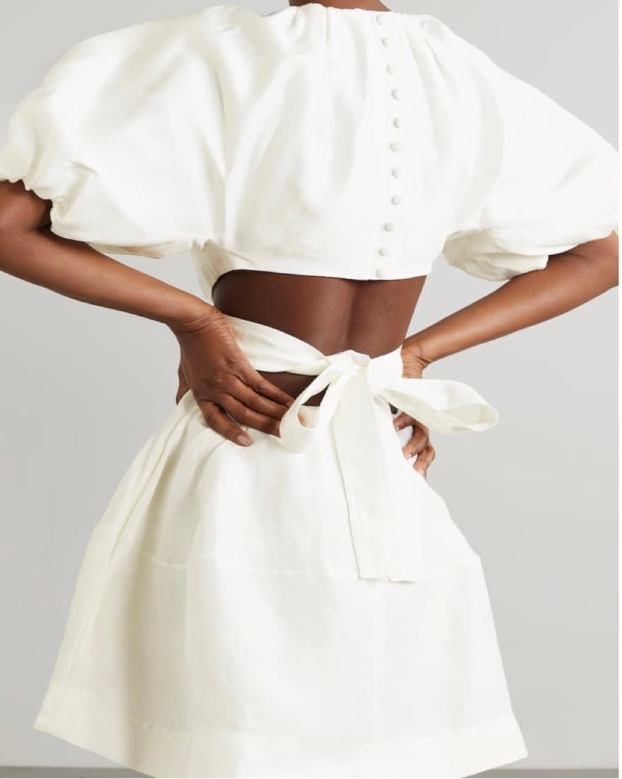 Aje mini White Dress - Image 2