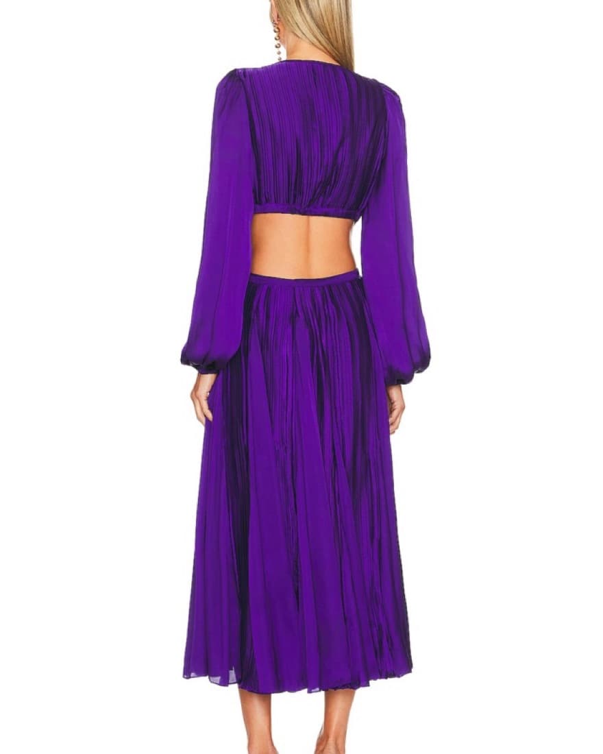 Rococo Sand Silk Midi Dress - Image 2