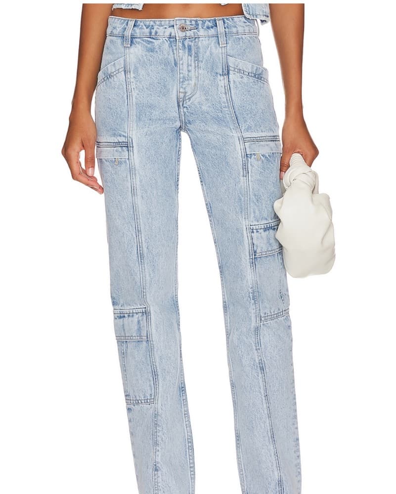 GRLFRND Low Rise Slim Cargo Jean - Image 2