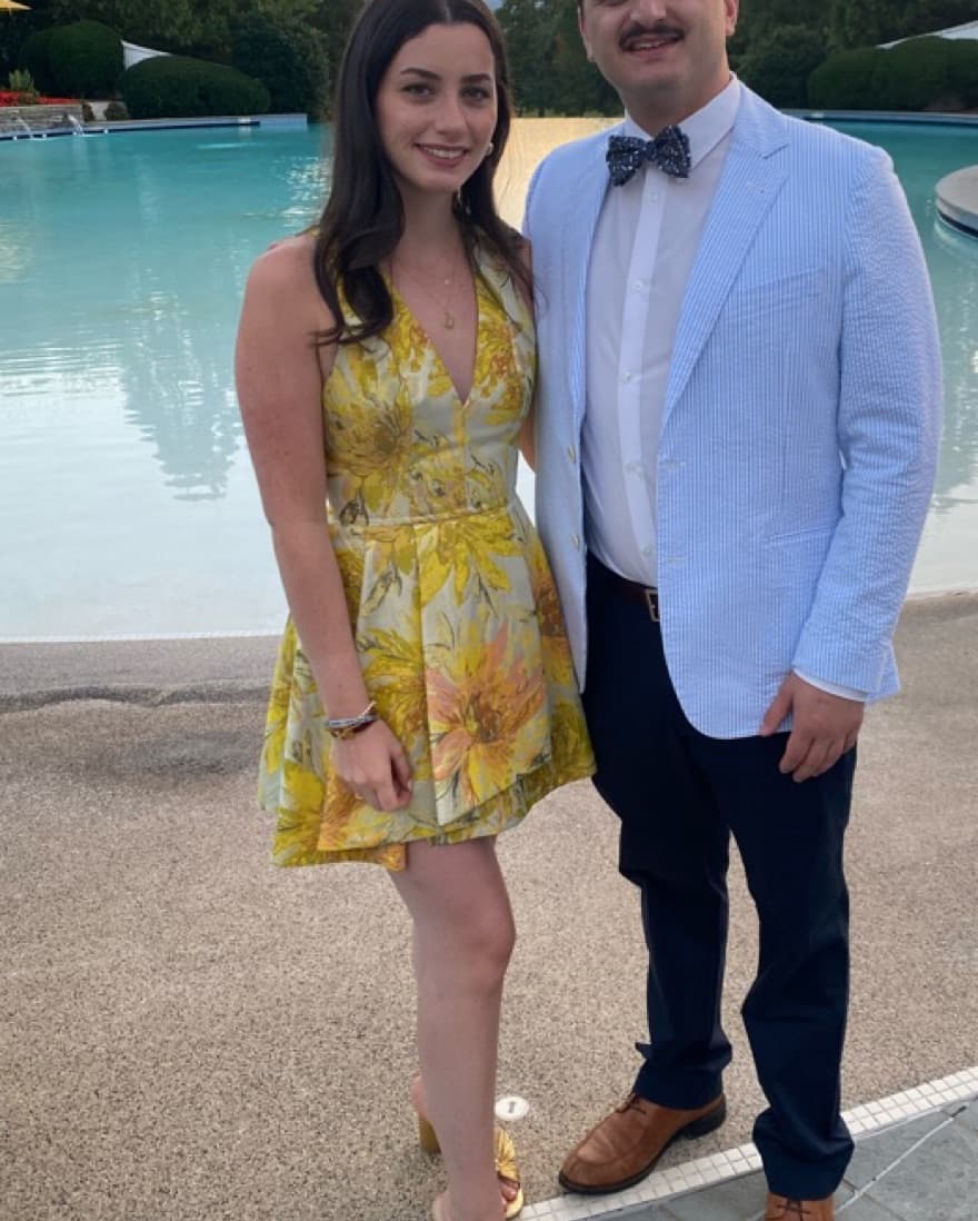 Alice + Olivia Gold Cocktail Dress - Image 2