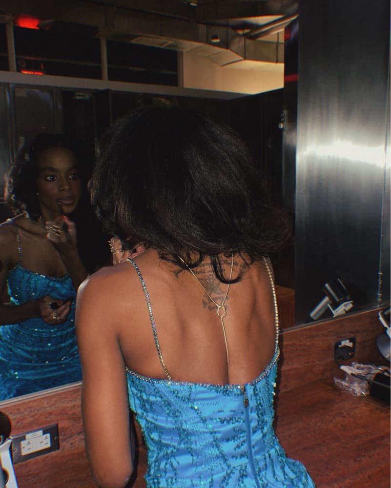 Custom Mini Feather Cocktail Dress - Image 1