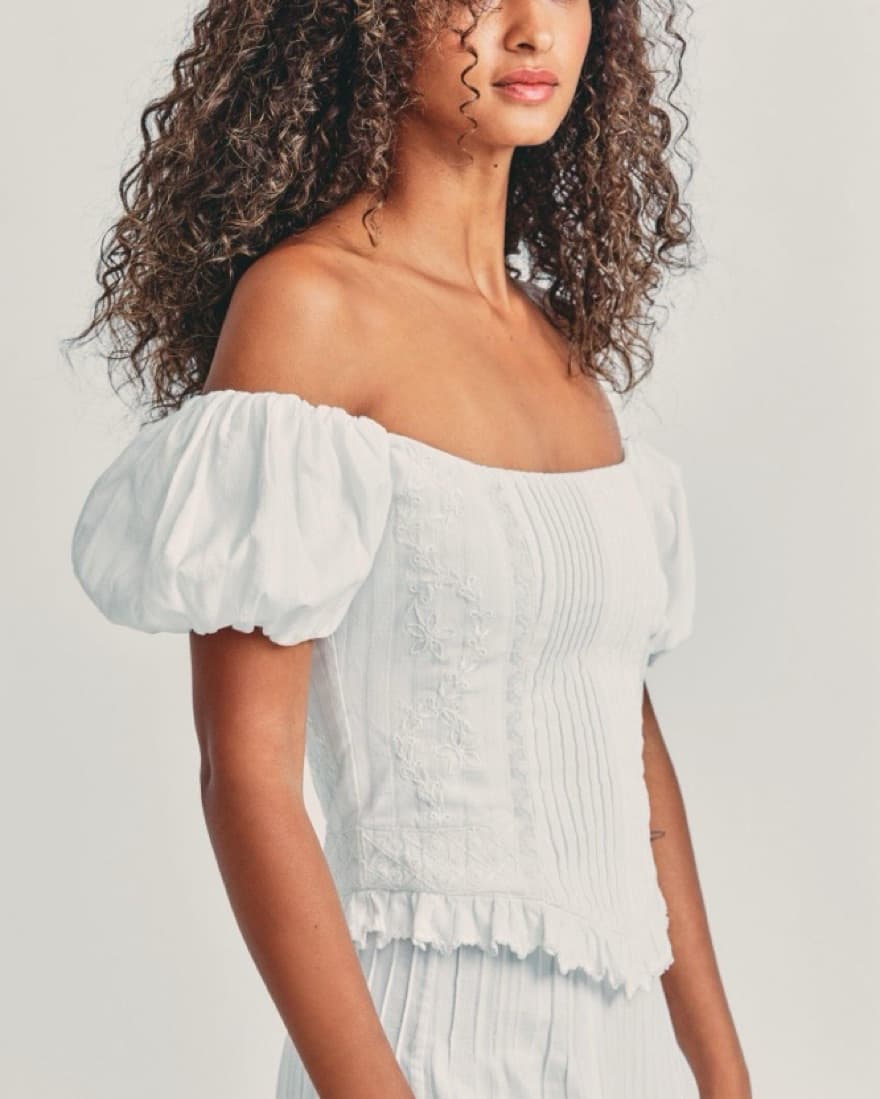 Love Shack Fancy Breonna Top - Image 3