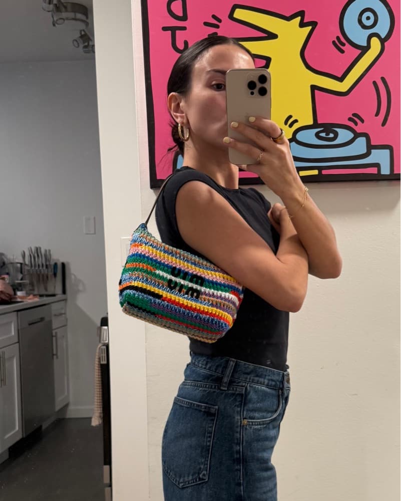 Miu Miu Crochet Bag 🌈 by Miu Miu | Pickle
