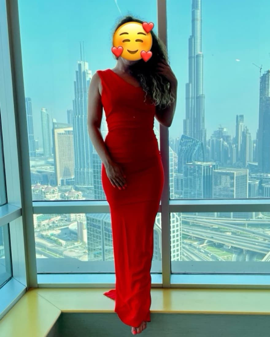 Nicole Bakti Red Dress - Image 5