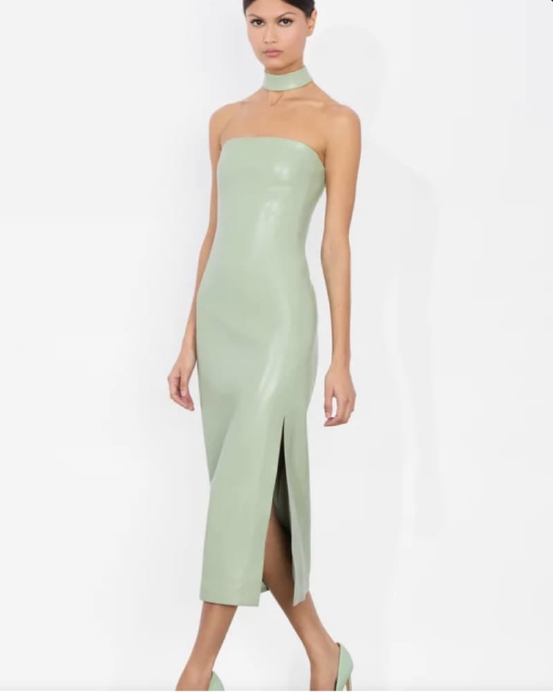 Alice + Olivia: Georgia Vegan Midi Dress - Image 2