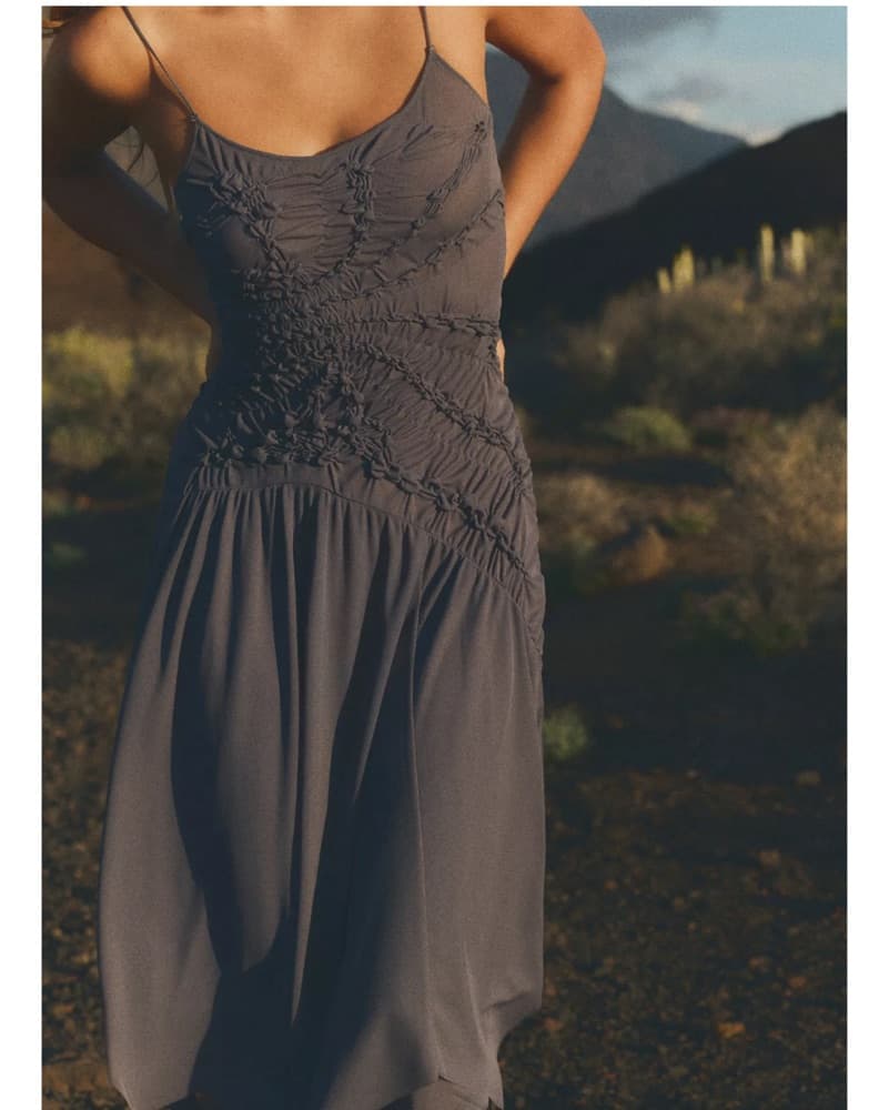 Elegant Ruched Maxi Dress - Image 3