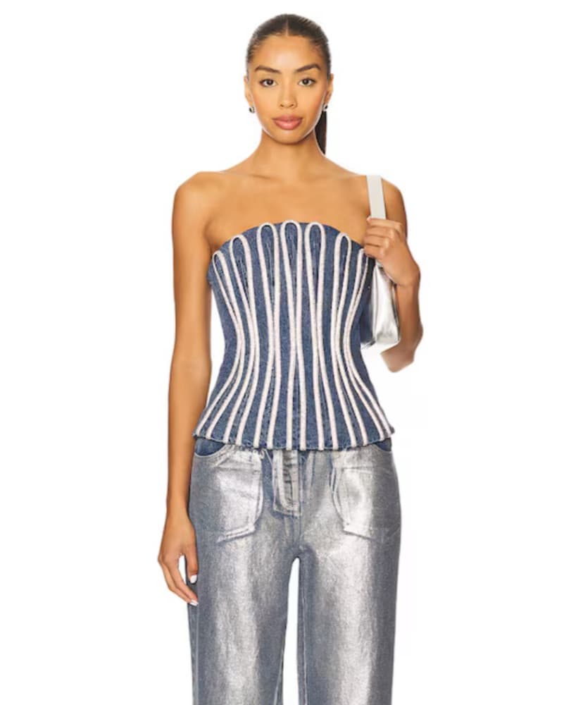 Sabrina Bodice Crystal Corset Top  - Image 1