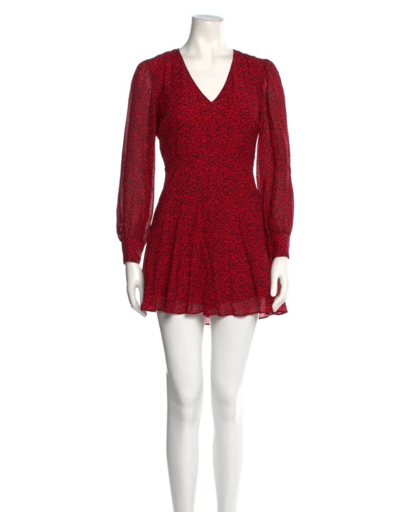 Vibrant Floral Ruffle Dress - Image 1