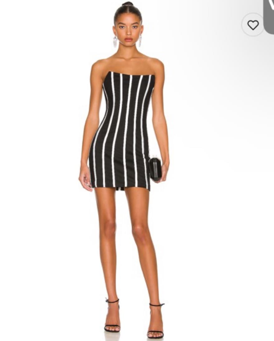 Revolve Black And Ivory Dress - Image 1
