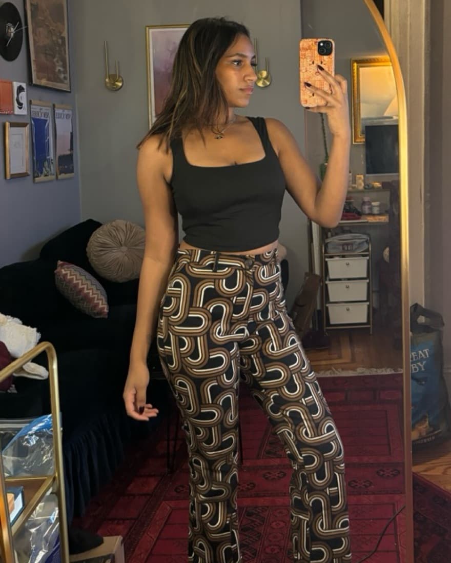 Mod Print Flare Pants  - Image 2