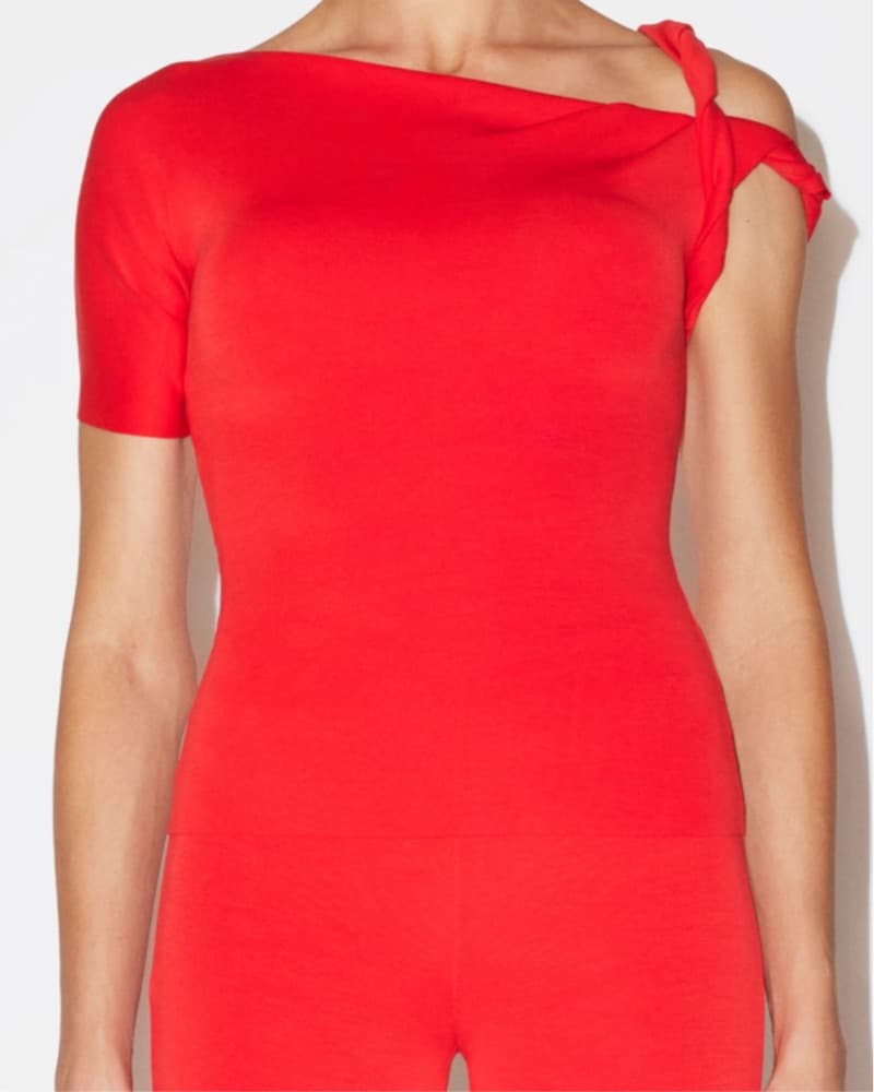 Khy Red Twisted Top - Image 2