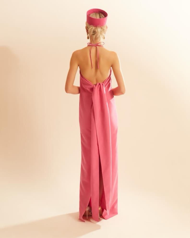 House Of Gallagher Pink Gown  - Image 2