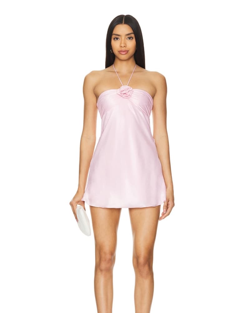 Arie Mini Dress in Pink - Revolve - Image 1
