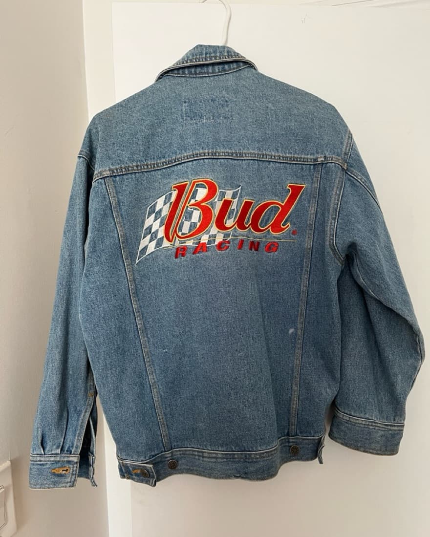NASCAR Budweiser Racing Jean Jacket  - Image 5
