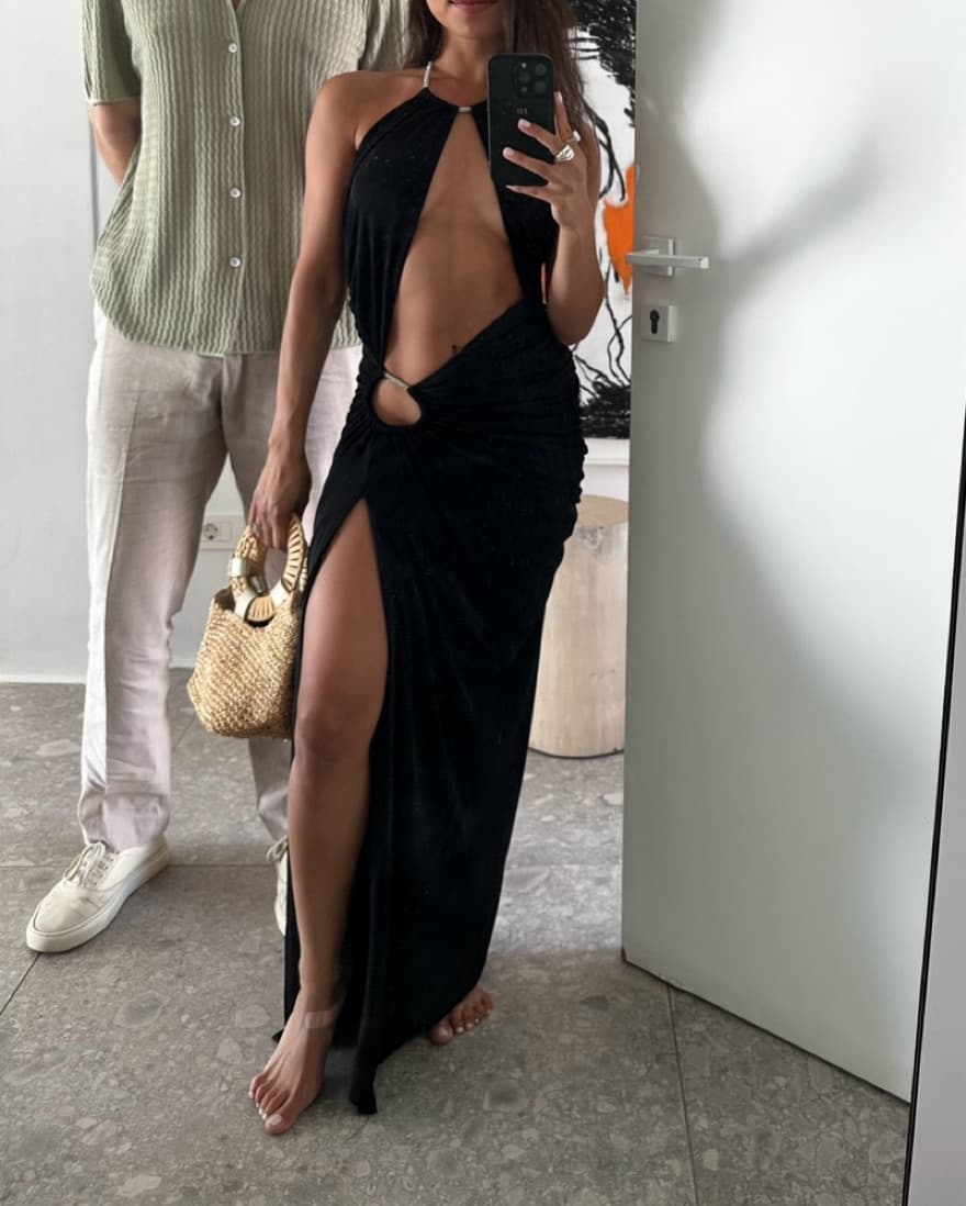 x REVOLVE Michael Wynna Maxi Dress black - Image 3