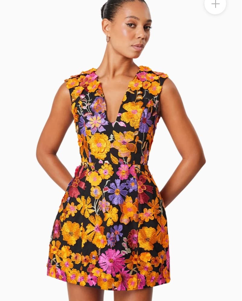 Elliatt Alessandra Floral Mini Dress - Image 1