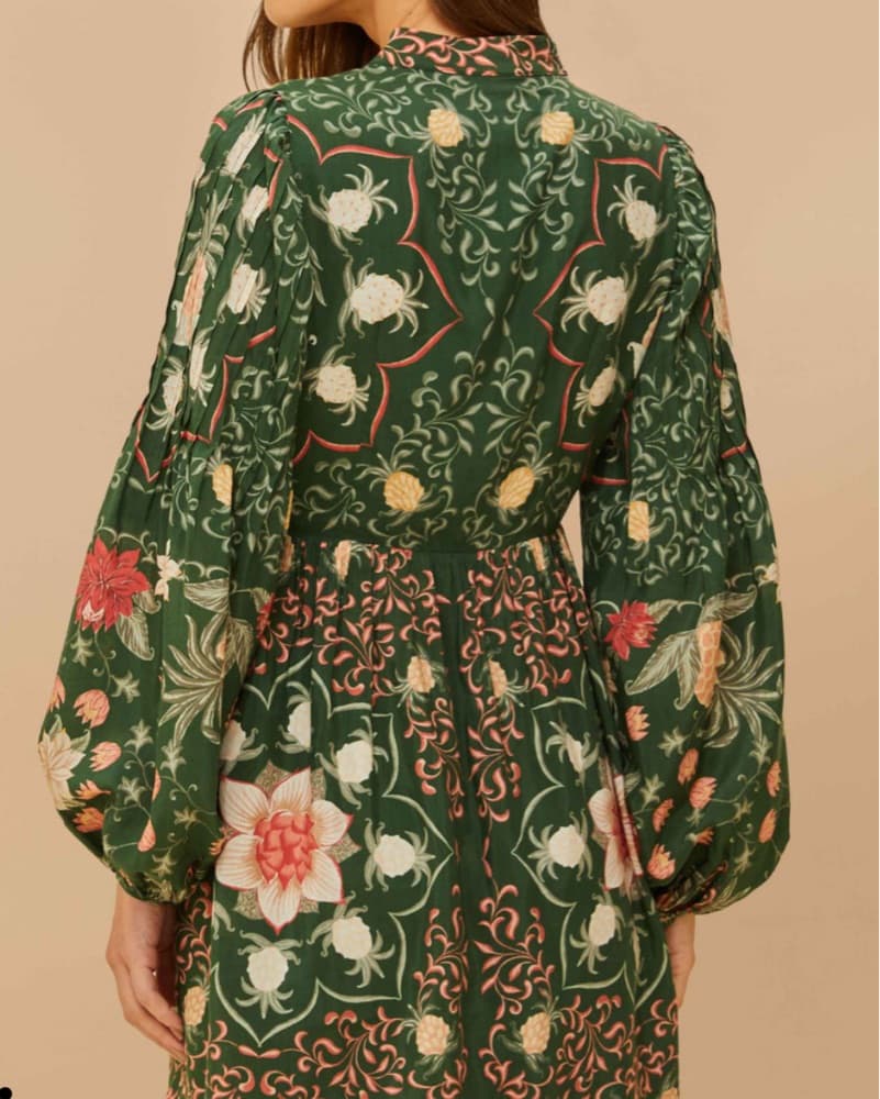 Farm Rio Pineapple Garden Mini Dress - Image 4