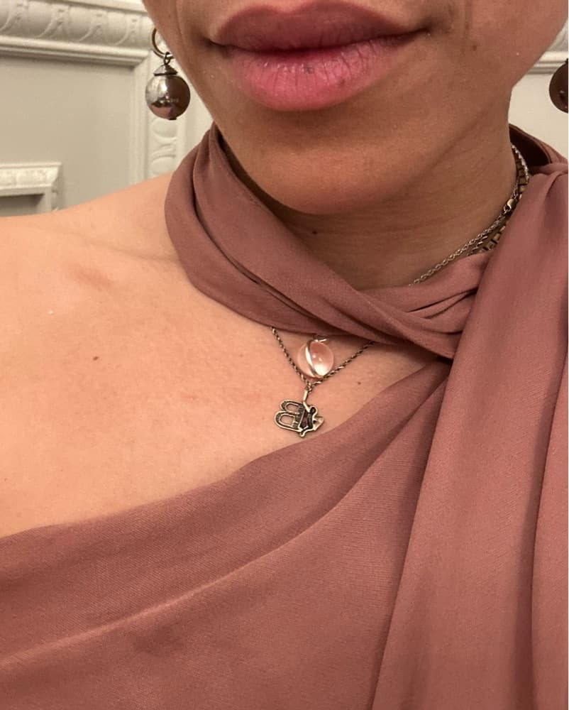 BHLDN Nicolleta One-shoulder Scarf Midi - Image 4