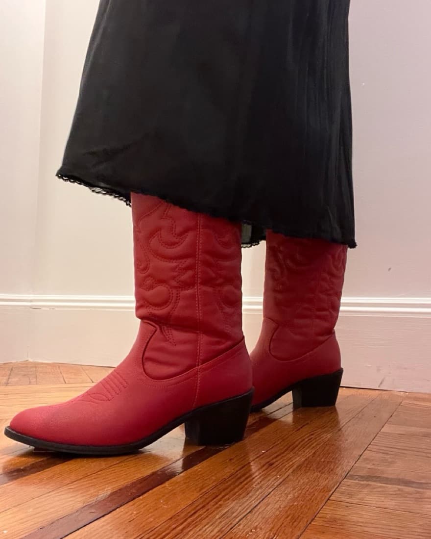 Red Cowboy Boots - Image 4