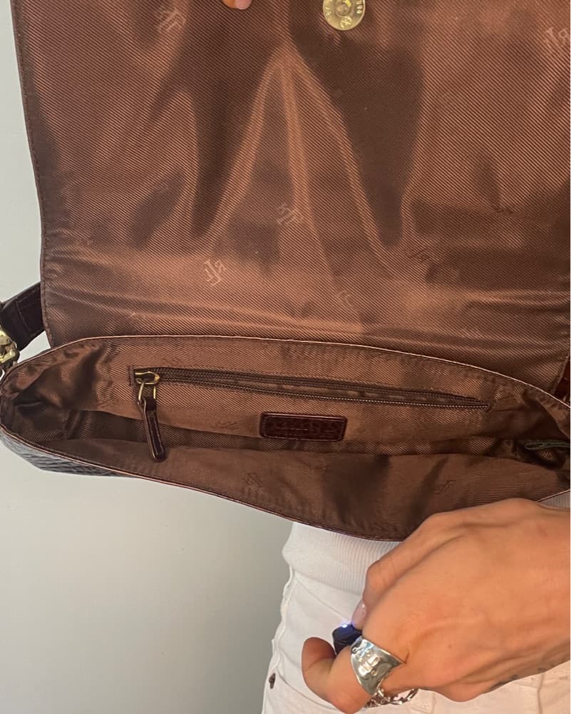 Ralph Lauren Crocodile Shoulder Bag - Image 6