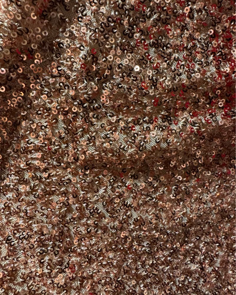 La Femme Sequin Dress Champagne  - Image 5