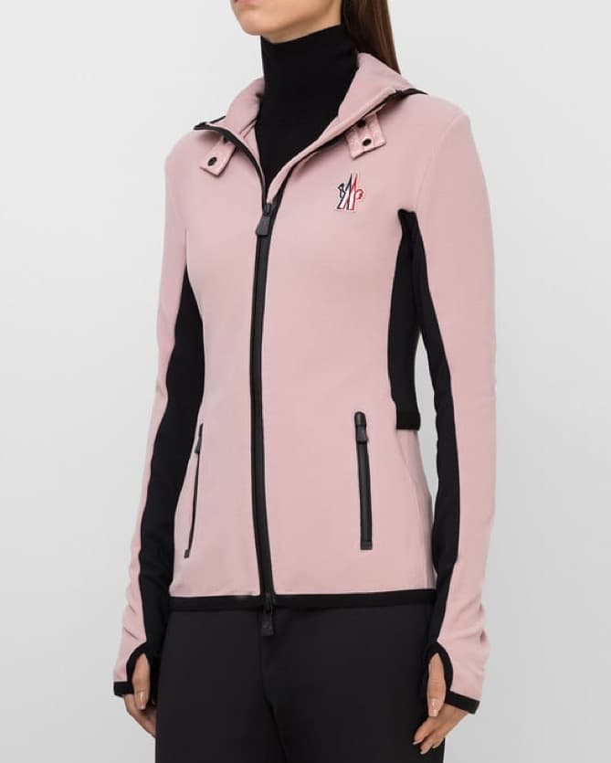 Moncler Hooded Zip-Up Jacket - Image 1