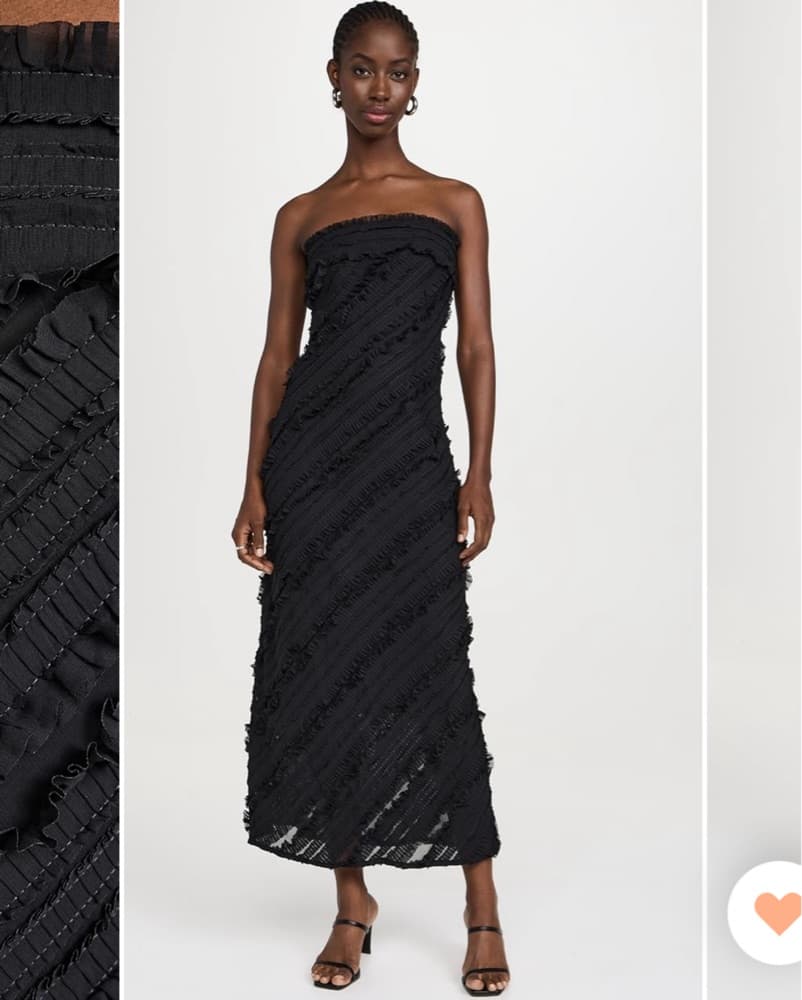 Endless Rose Strapless Ruffle Maxi Dress - Image 5