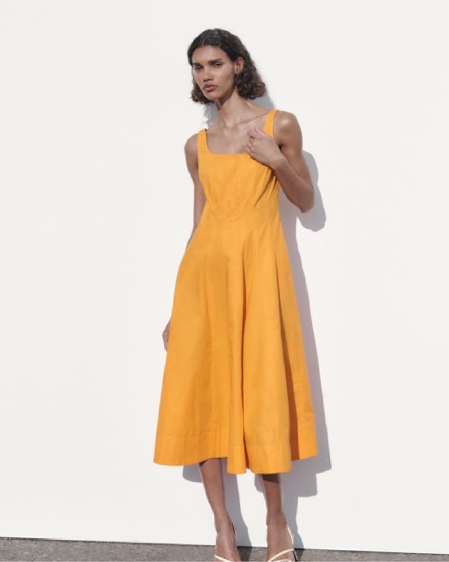 Zara poplin Maxi dress - Image 1