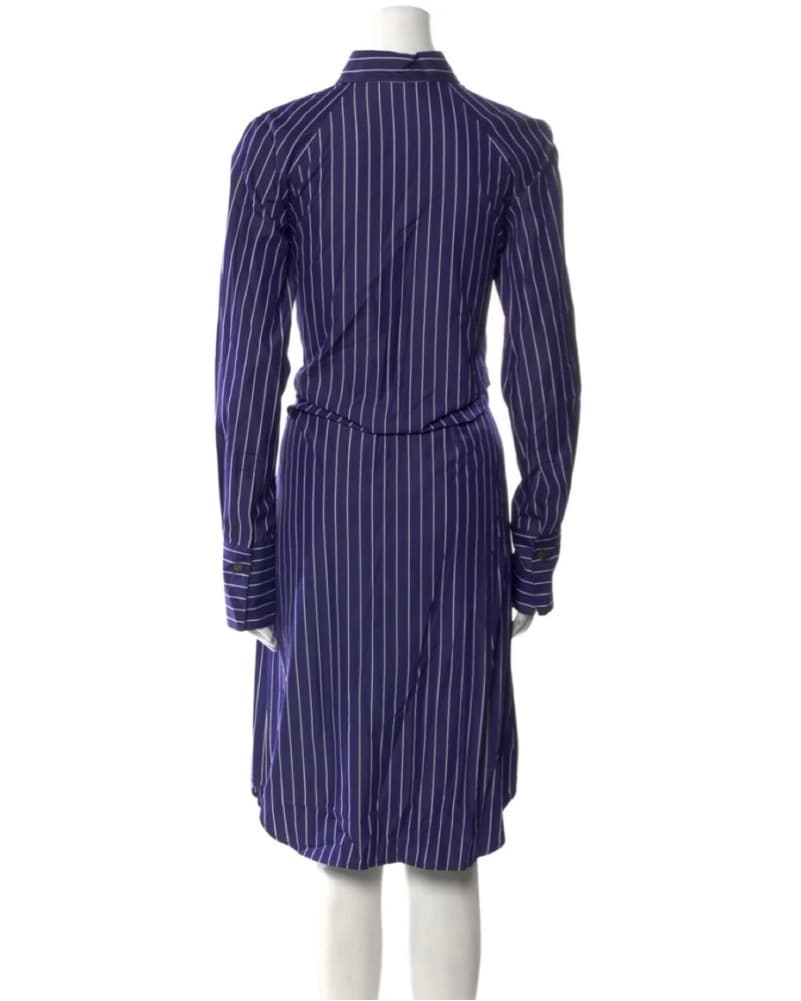 Striking Pinstripe Shirtdress - Image 2