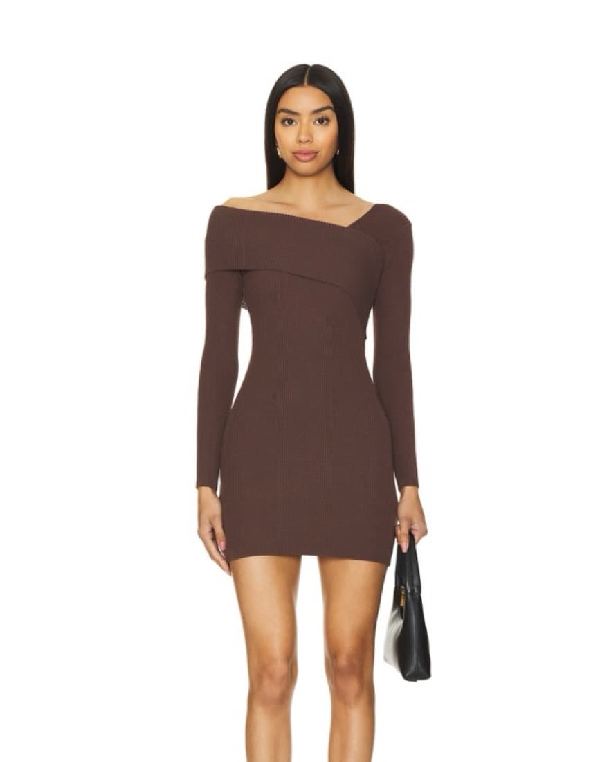 Brown Mini Dress - Image 1