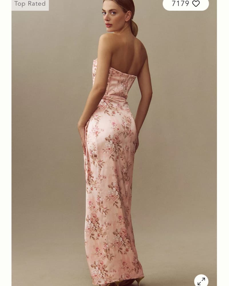 V Chapman June Printed Corset Front-Slit - Image 2