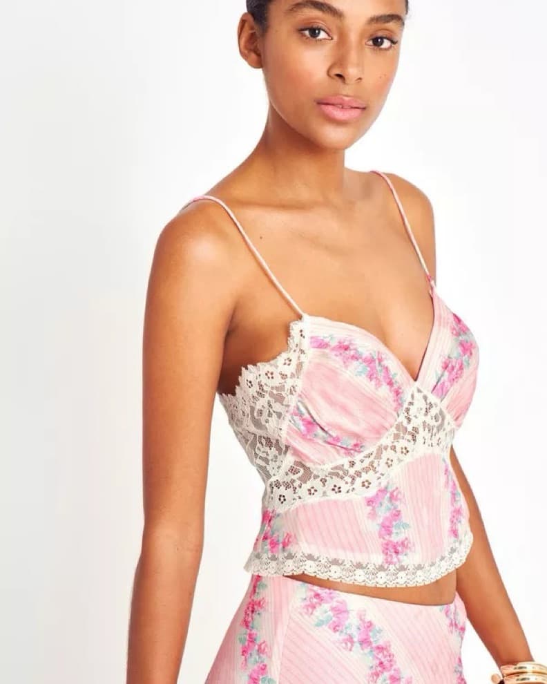 LoveShackFancy Pink Floral Set - Image 4