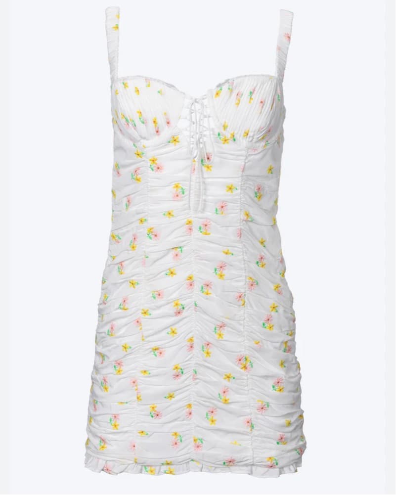 For Love & Lemons Celia Floral Mini Dre' - Image 1