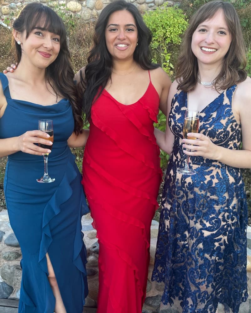 Ruffle Red Dress - Super Flattering! - Image 1