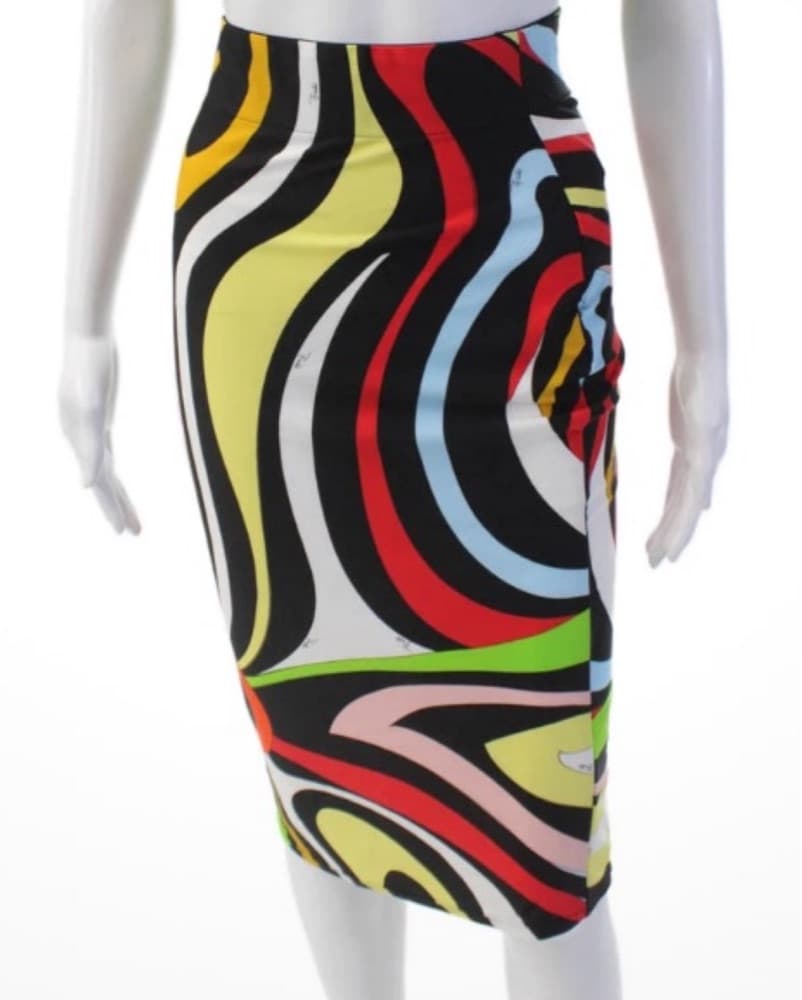 Pucci Abstract Midi Skirt S XS printed - Image 1