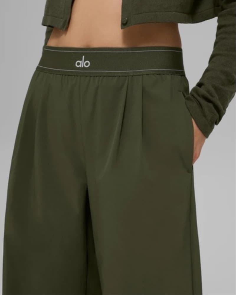SOLD OUT Alo Olive Green Safari Trousers - Image 3