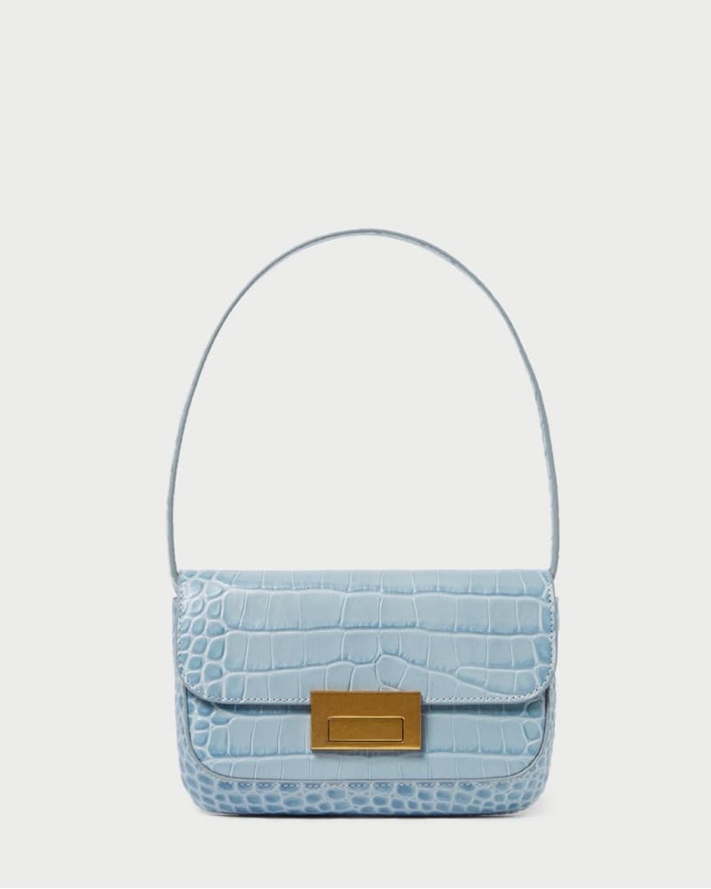 Crocodile Embossed Handbag - Image 3