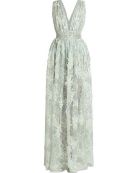 Zuhair Murad Pop Daisy Sequin Tulle Gown - Image 1