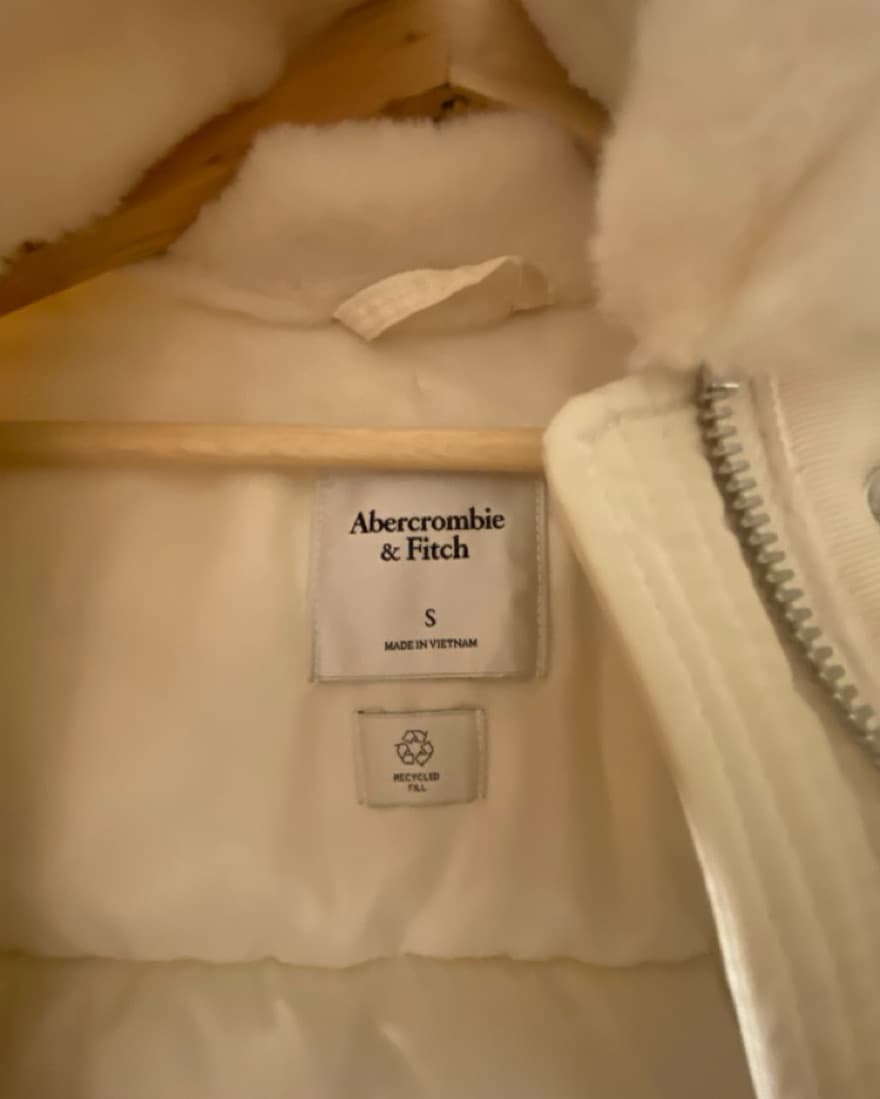 Faux Fur Cream Puffer - Image 5
