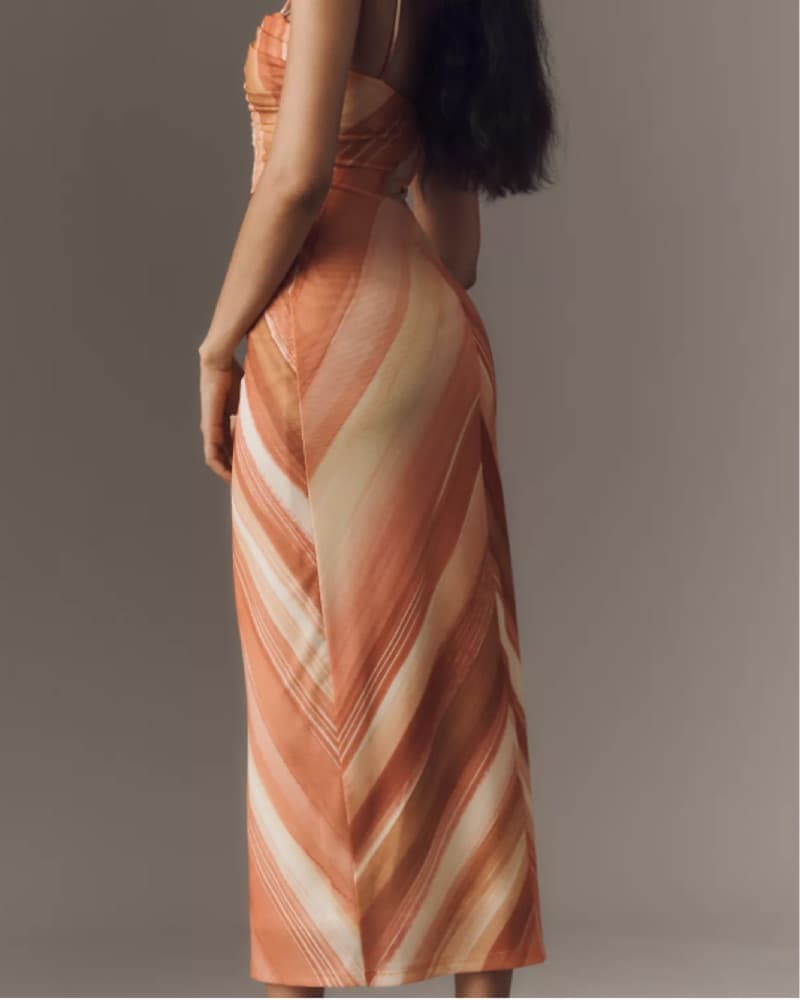 Sunset Silhouette Midi Dress - Image 2