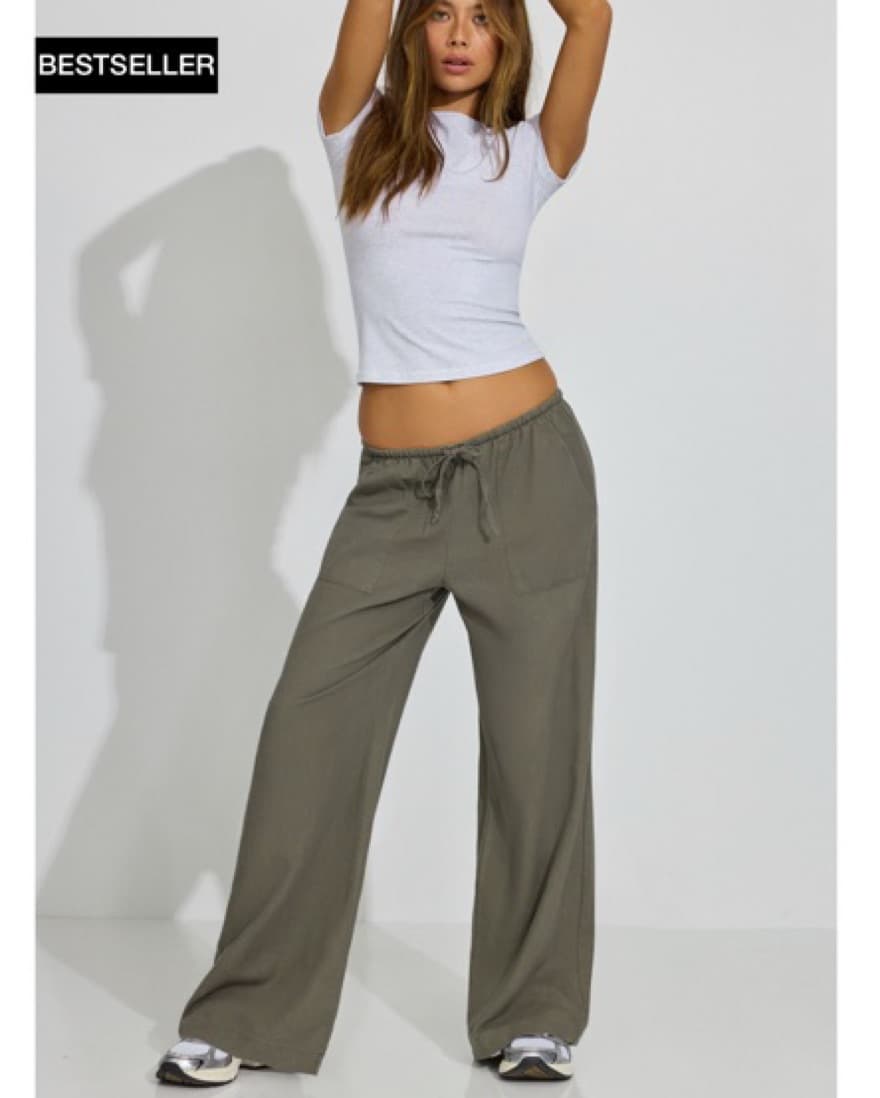 Millie Linen Pull On Pants  - Image 1
