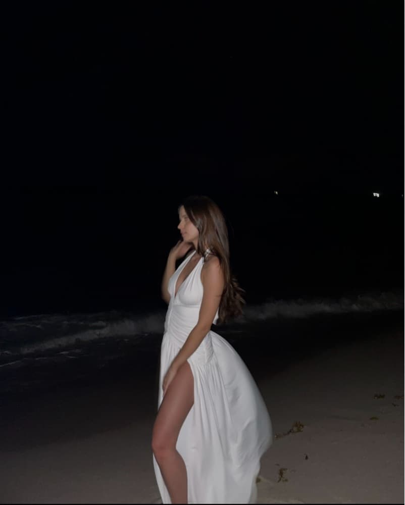 Babyboo Melania White Maxi Dress - Image 2