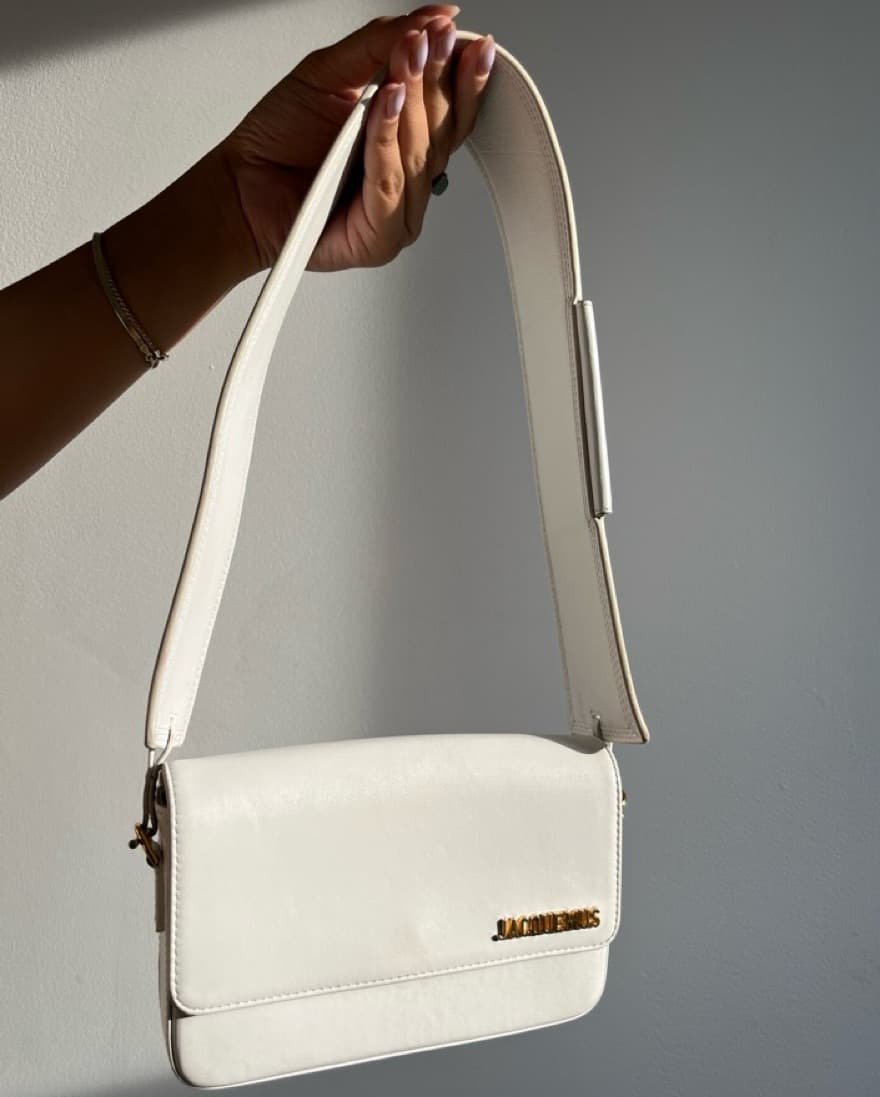Jacquemus White Leather Purse - Image 1